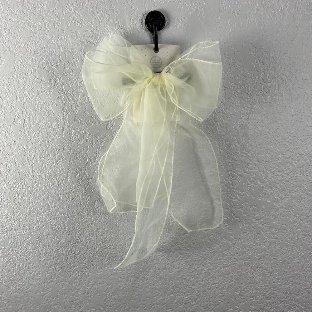Unbranded Women's Cream and White Hair-accessories